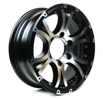 AX02550545BMFL – TASKMASTER Trailer Wheel, 15 Inch Diameter x 5 Inch Width 5 x 114.3 Millimeter/ 5 x 4.50 Inch Bolt P...